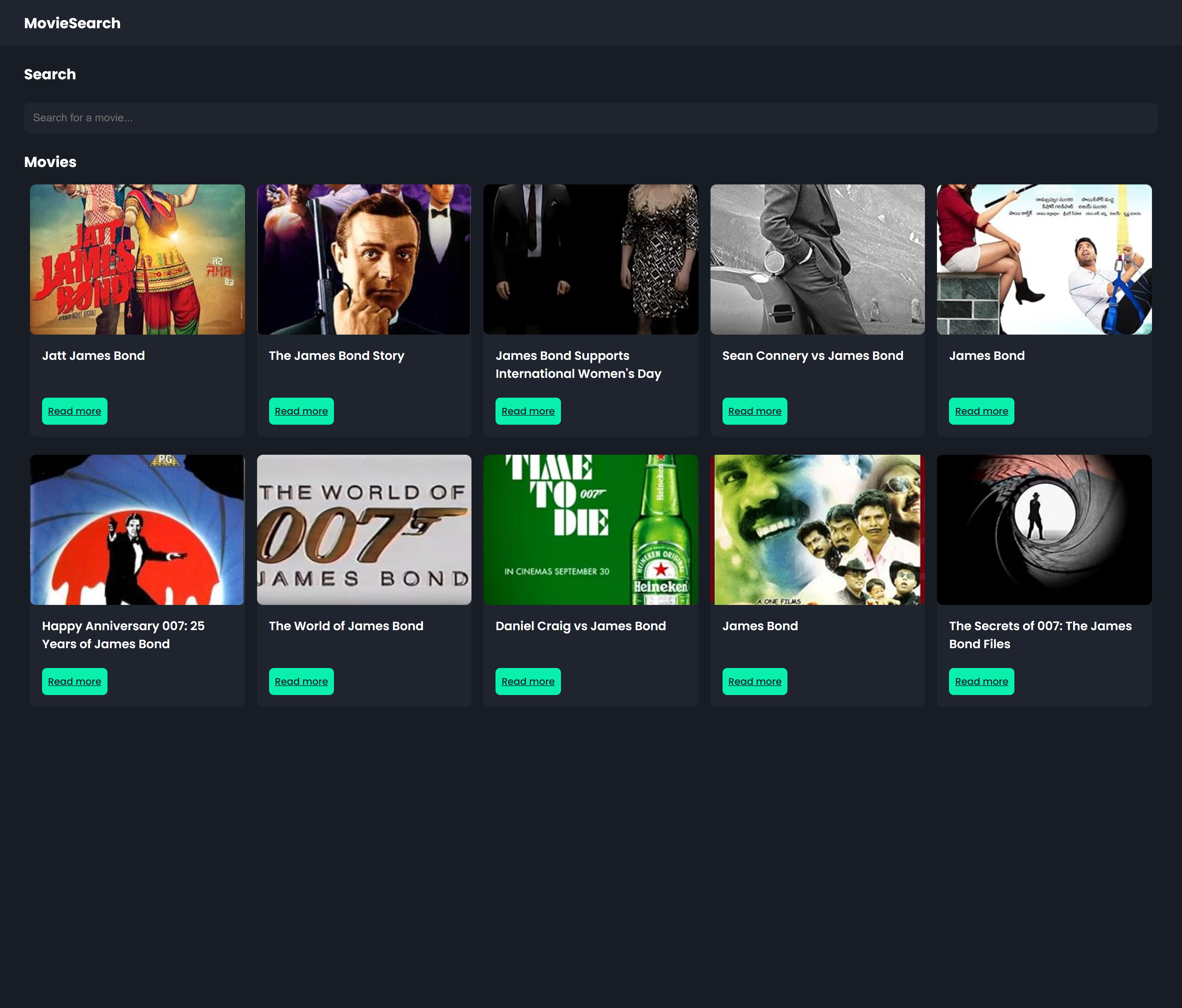 MovieSearch-prosjekt